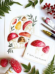 Watercolor Workshop ft. BotanicalBekah @ Treehouse Hotel Silicon Valley