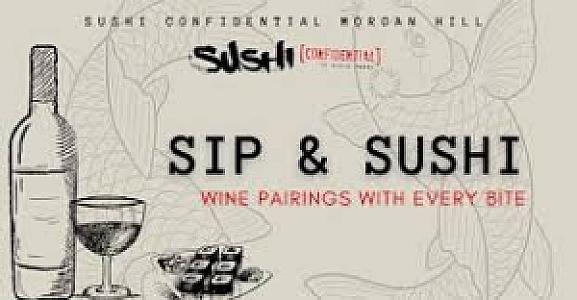 Sip & Sushi May 2026 with P & V Winery