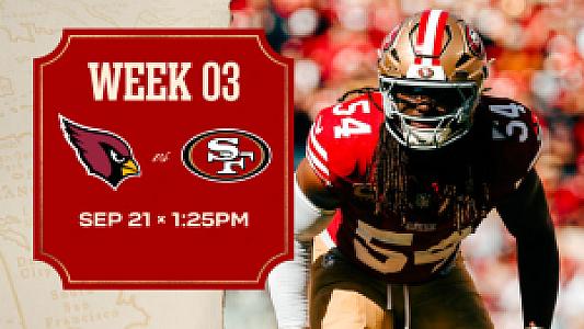 Arizona Cardinals vs. San Francisco 49ers