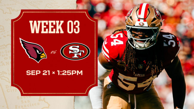 Arizona Cardinals vs. San Francisco 49ers