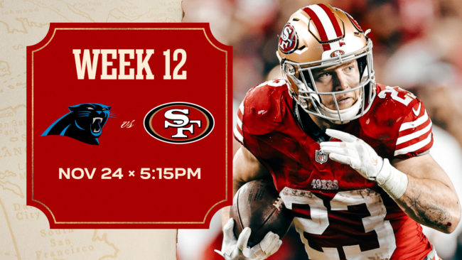 Carolina Panthers vs. San Francisco 49ers