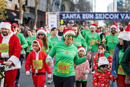 Santa Run Silicon Valley