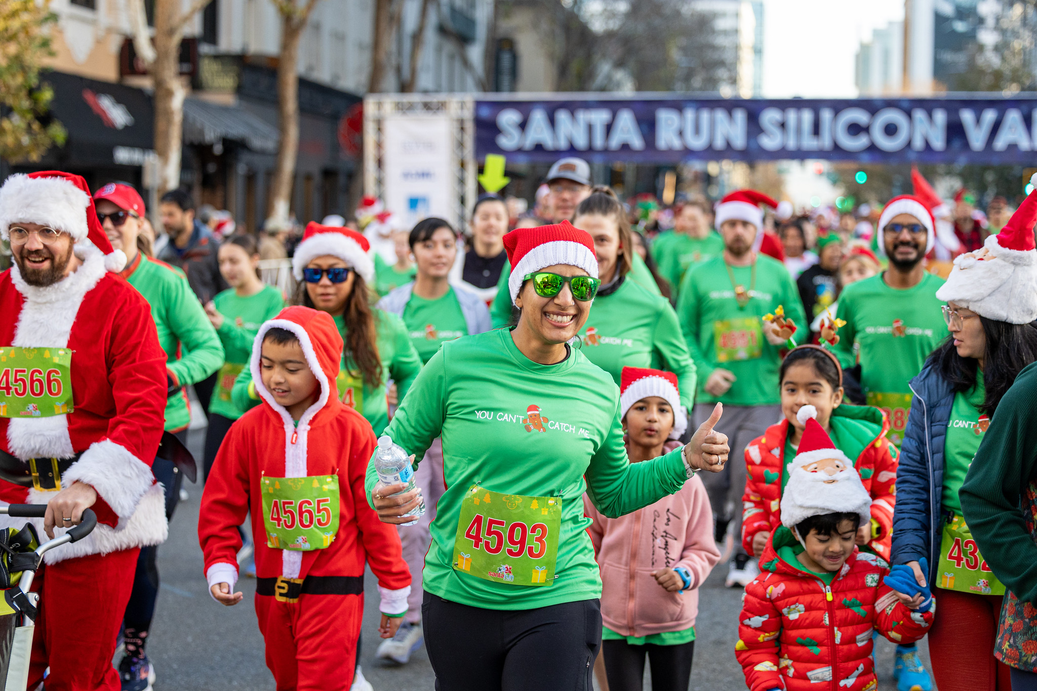 Santa Run Silicon Valley