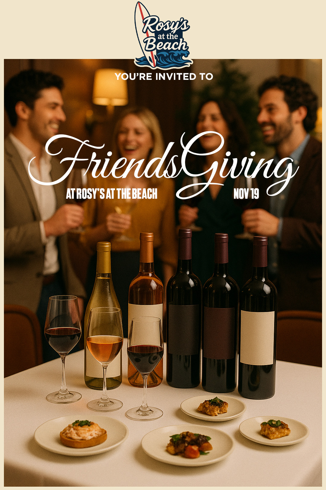 Friendsgiving @ Rosy’s at the Beach