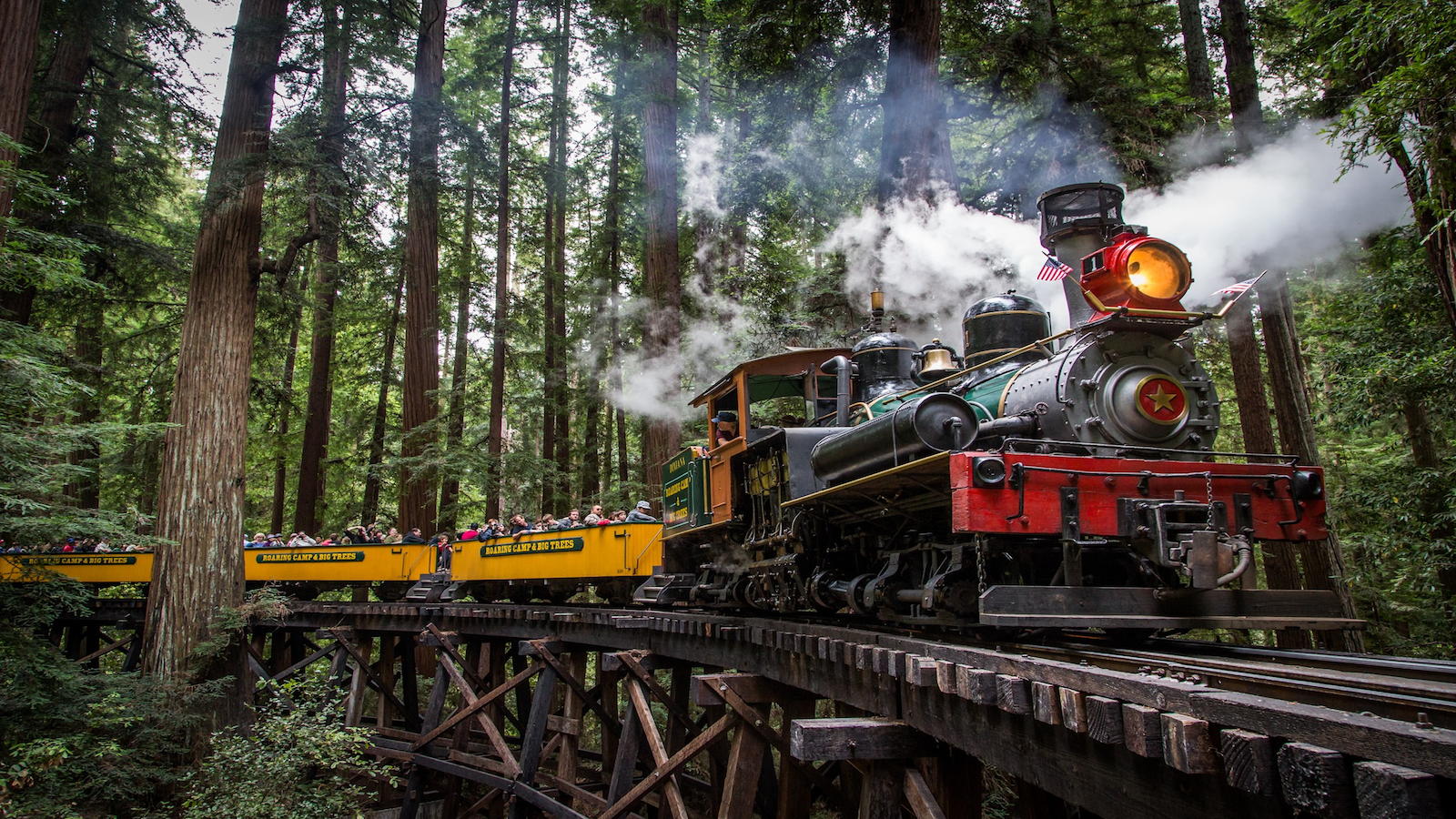 Santa Cruz Beach Train @ Roaring Camp Railroads