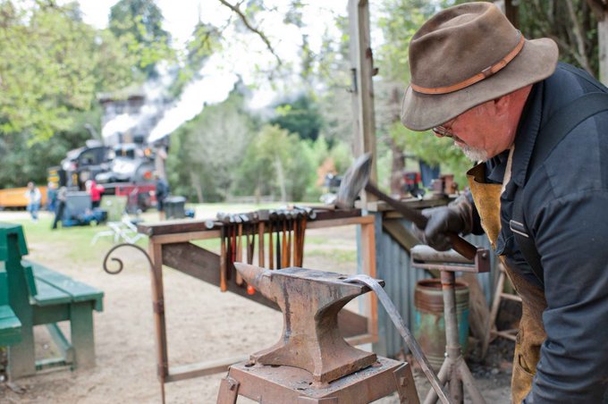 7th Annual Blacksmith Hammer-In at Roaring Camp