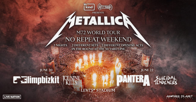Metallica: M72 World Tour / Other acts: Limp Bizkit, Ice Nine Kills