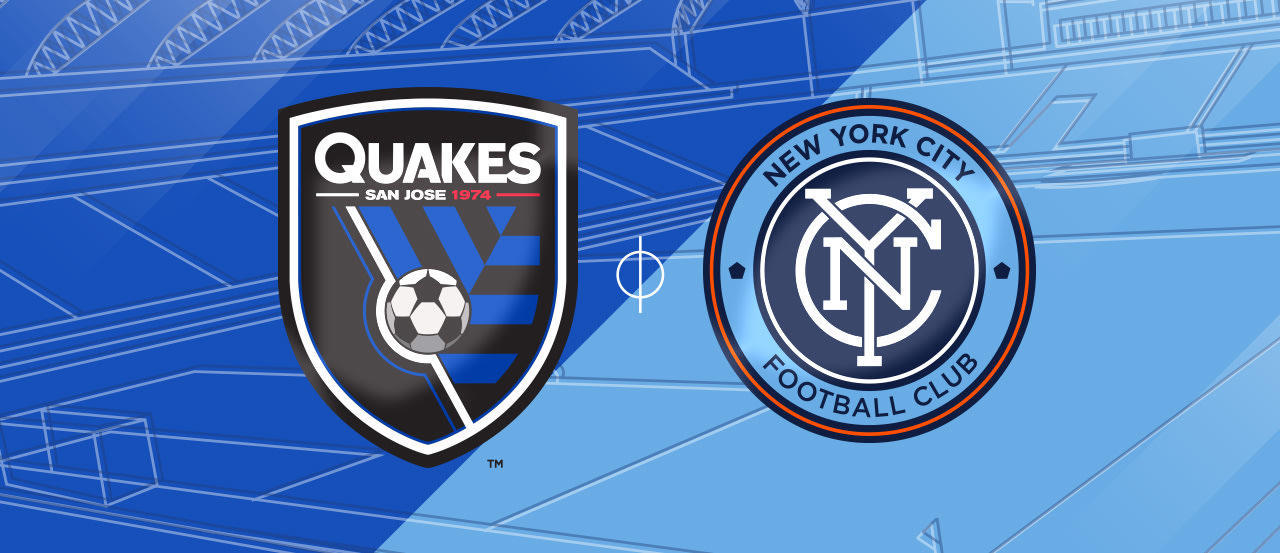 Major League Soccer (MLS) San Jose Earthquakes vs. New York City Football Club