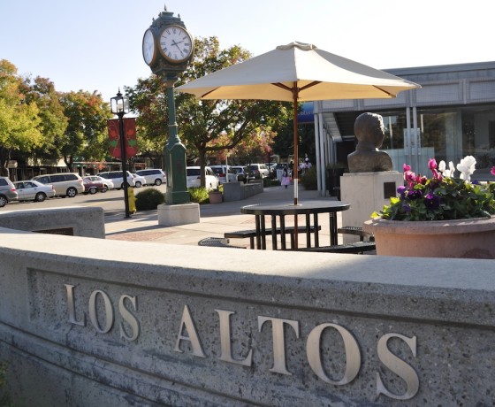 Downtown Los Altos in Silicon Valley