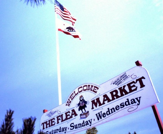 San Jose Flea Market Welcome Sign
